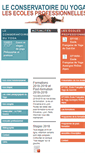Mobile Screenshot of conservatoireduyoga.net